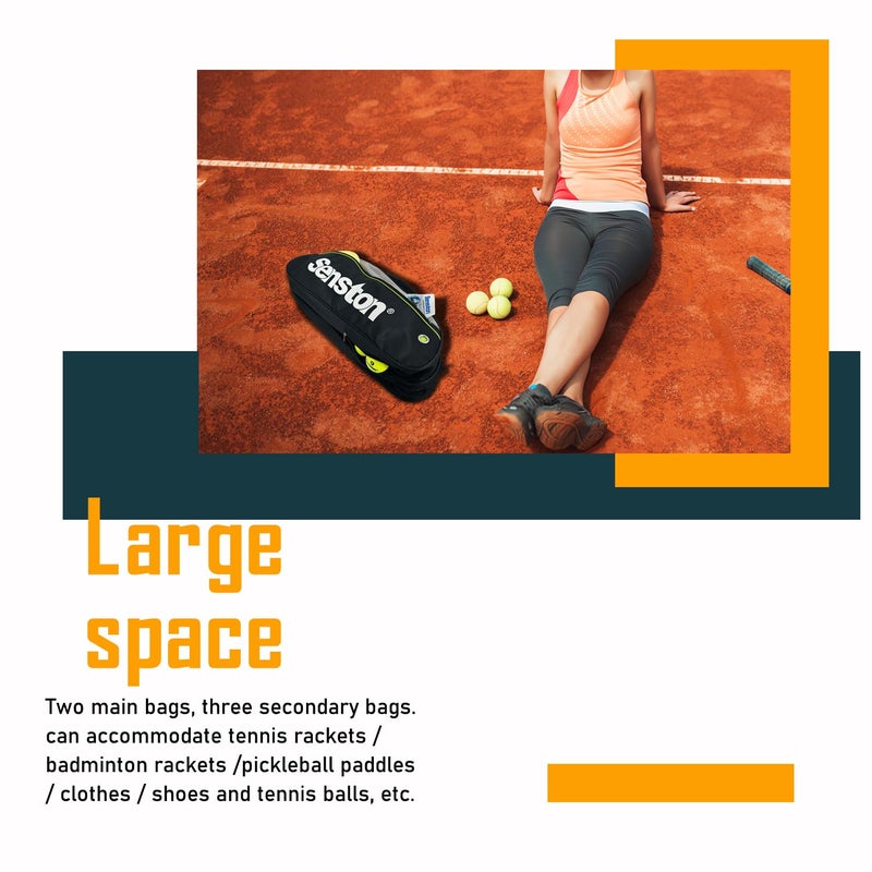 Senston Tennis/Badminton Racket Bag,Single Shoulder Tennis Racket Bag,Waterproof And Dustproof. - Image 5